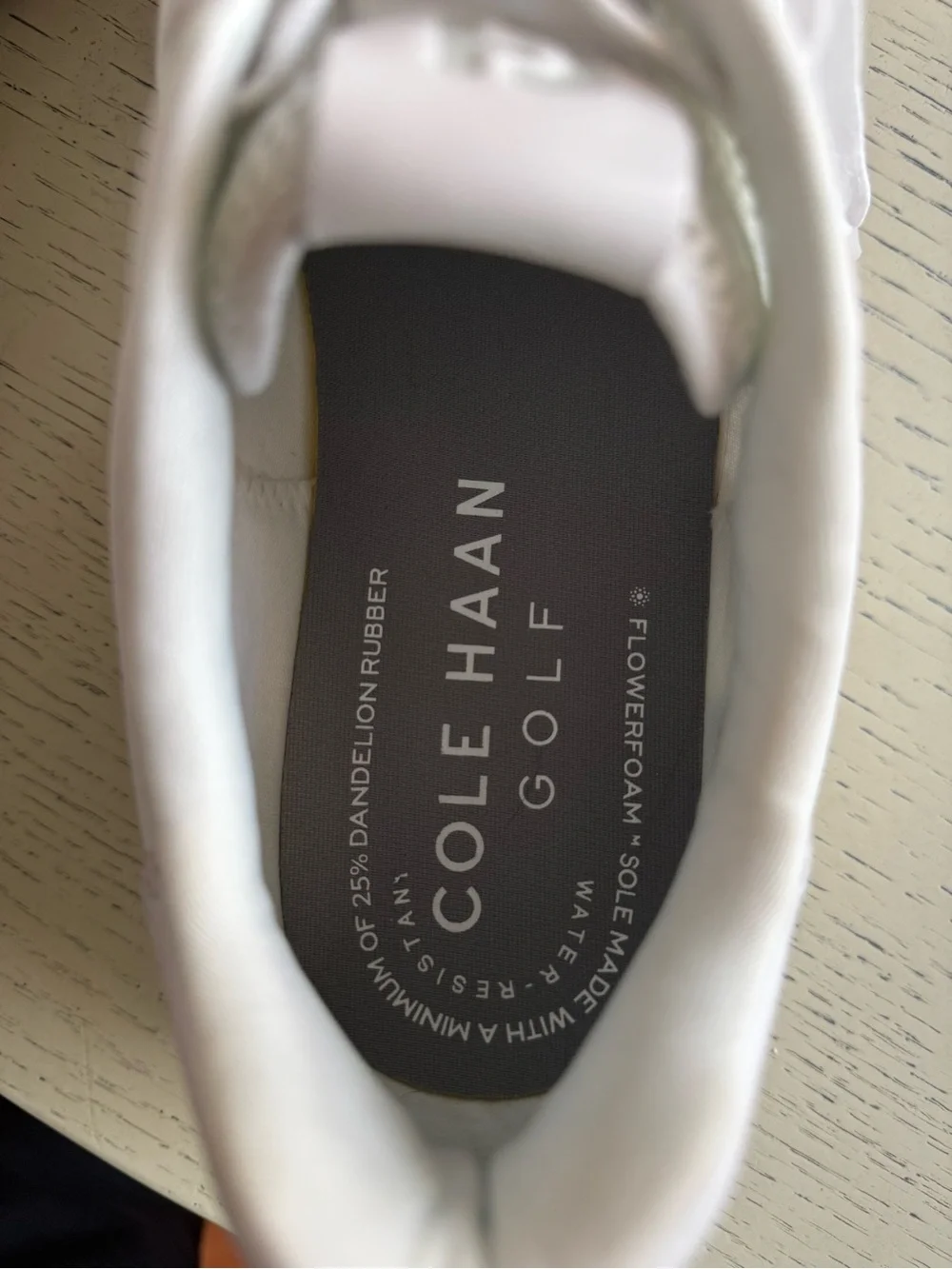Cole Haan Women’s White Mesh and Leather Sneakers with Gum Trim